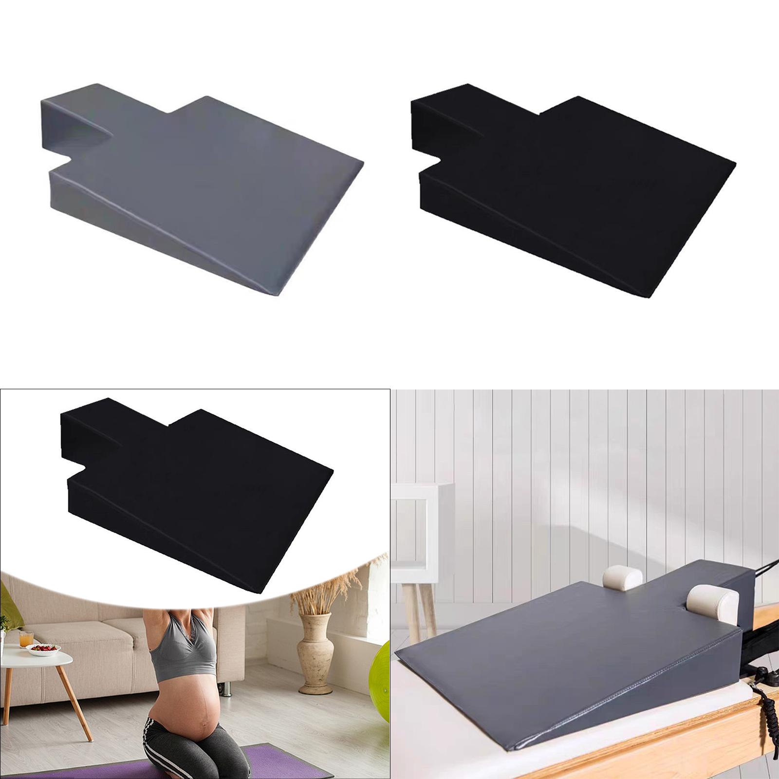Pilates Yoga Block - Professioneller Pilates-Reformer-Keilblock, hochdichte Schaumstoffunterstützung zum Dehnen