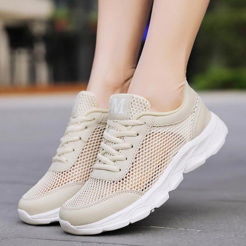 Pilates Yoga On The Square - Sommer Atmungsaktive Turnschuhe Frauen Mesh frauen
