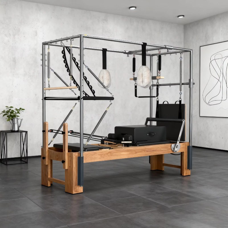 Pilates Yoga Combo - YIYIN Fabrik Edelstahl Ahorn Holz Maschine