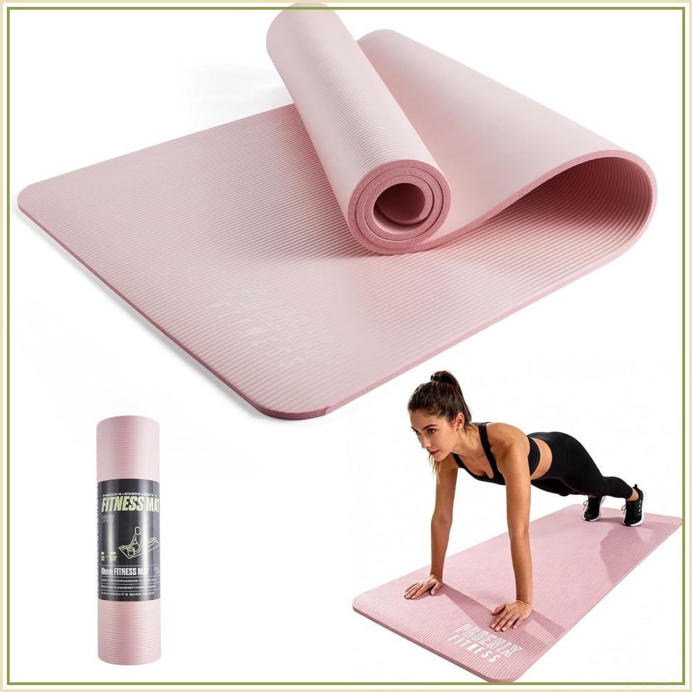 Pilates Yoga Hiit - Extra Dicke 15mm NBR Yogamatte mit