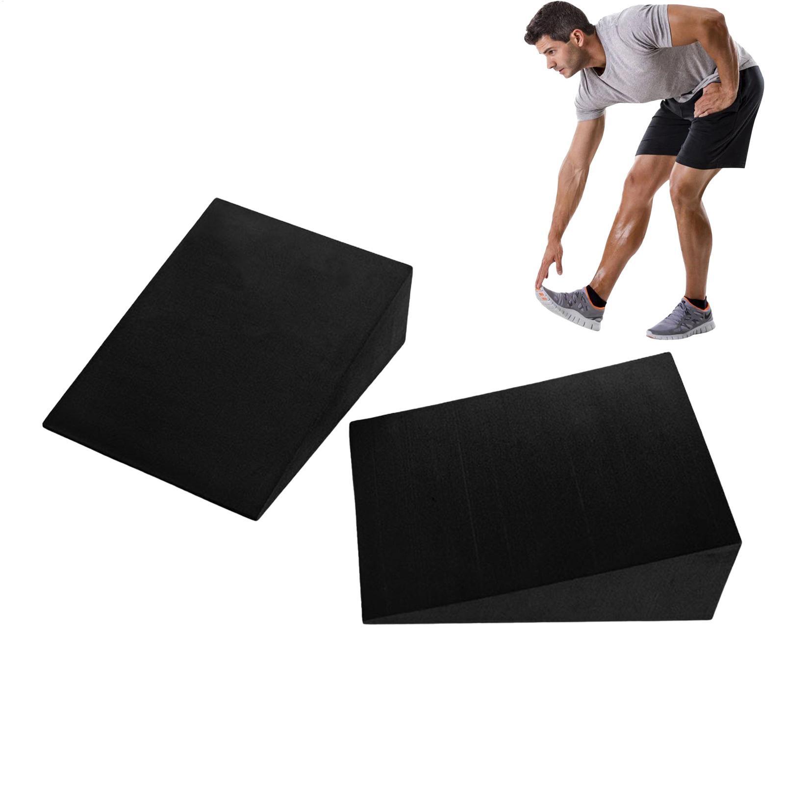 Pilates Yoga Block - 1 Paar Yoga-Keilblöcke aus EVA-Schaumstoff, Yoga-Keil-Dehnbretter,