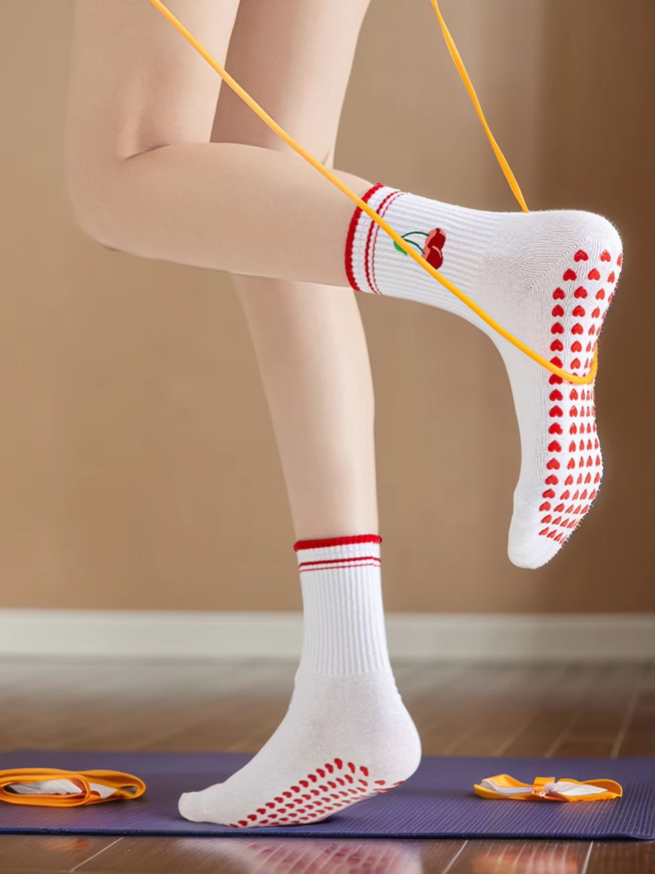 Pilates & Yoga Vida - 1 Paar Cross-Border Professional Yoga-Socken, Baumwollsocken