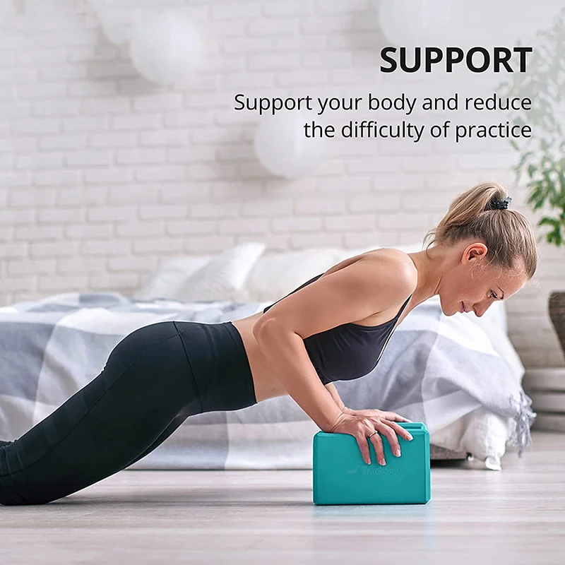 Pilates Yoga Block - Yoga-Bausteine, Pilates-Würfel, Verstärkungsmatten, Sport-Yoga-Zubehör, Übungsgeräte für
