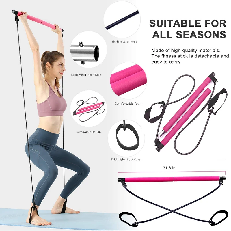 Pilates Yoga Combined - Fitness Bar Yoga Brust Expansion Spannung