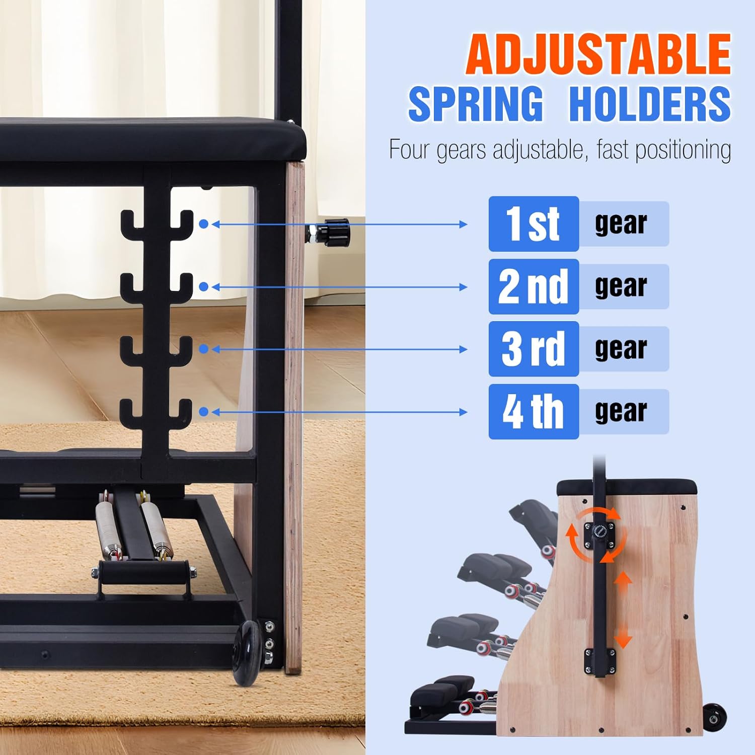 Pilates Combo-Stuhl mit geteil – Pilates Yoga Combo Bewertung und Preis