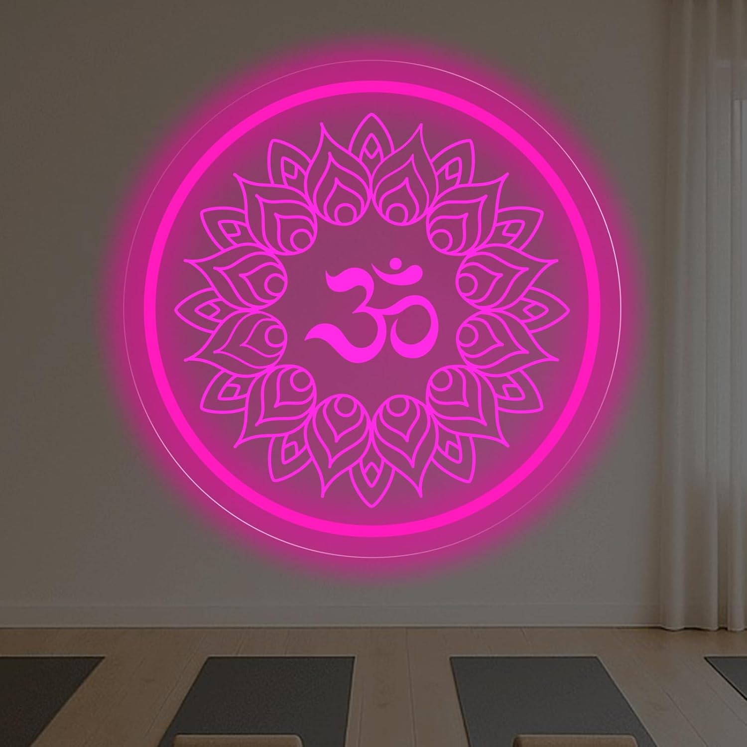 Om Mandala Neonschild USB-Betr – Pilates Yoga Room Bewertung und Preis