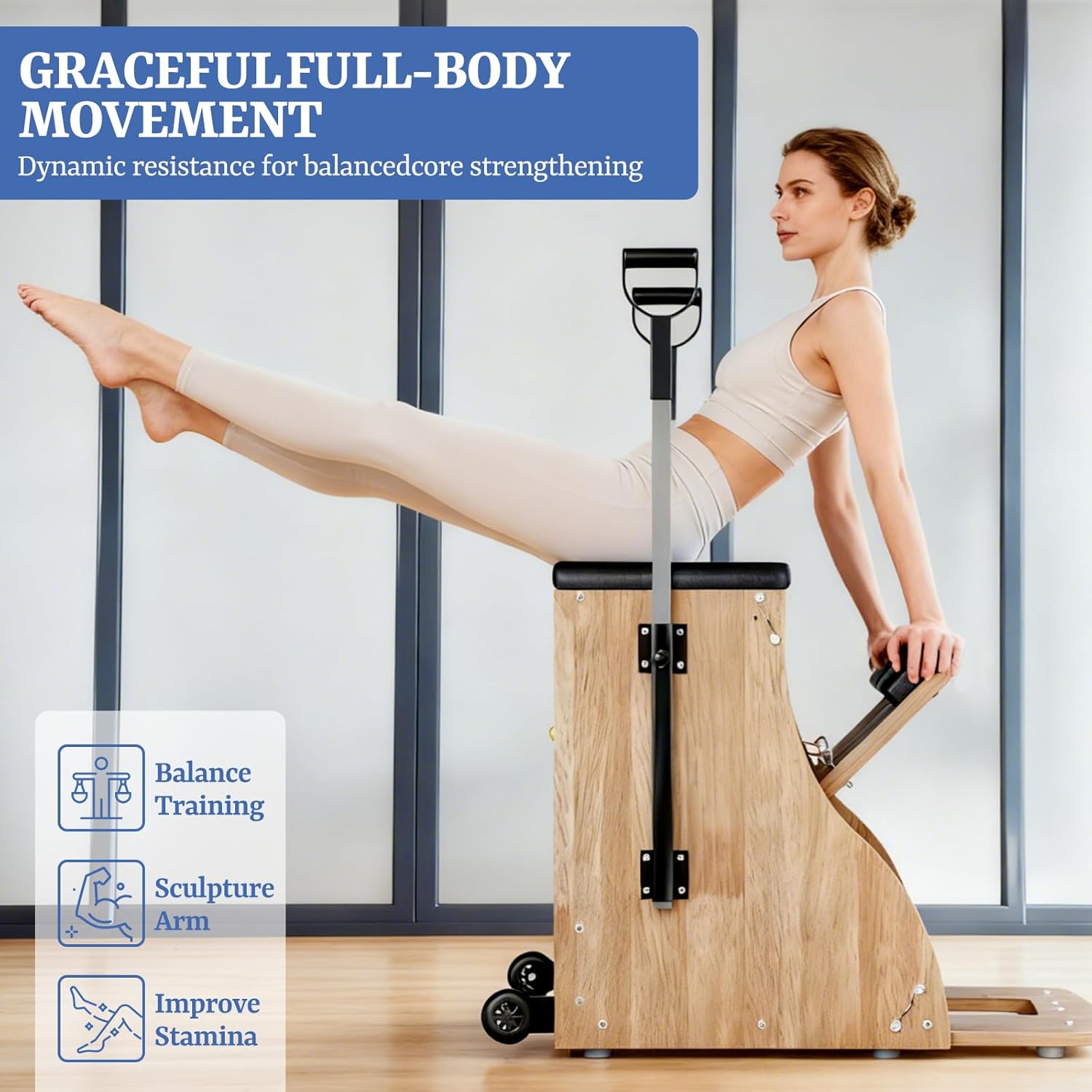 Pilates Combo-Stuhl mit geteil – Pilates Yoga Combo Bewertung und Preis