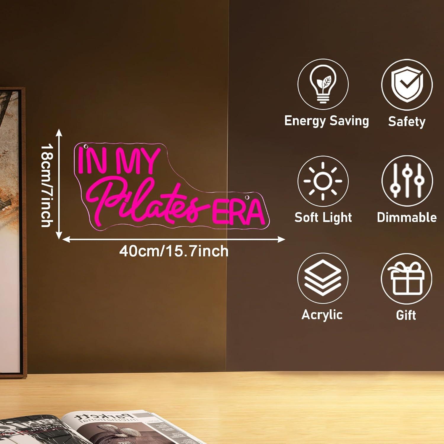 In My Pilates Era Neonschild D – Pilates Yoga Room Bewertung und Preis