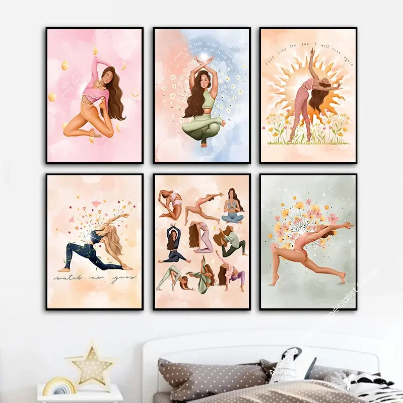 Boho Pilates Übung Frau Yoga W – Pilates Yoga Room Bewertung und Preis
