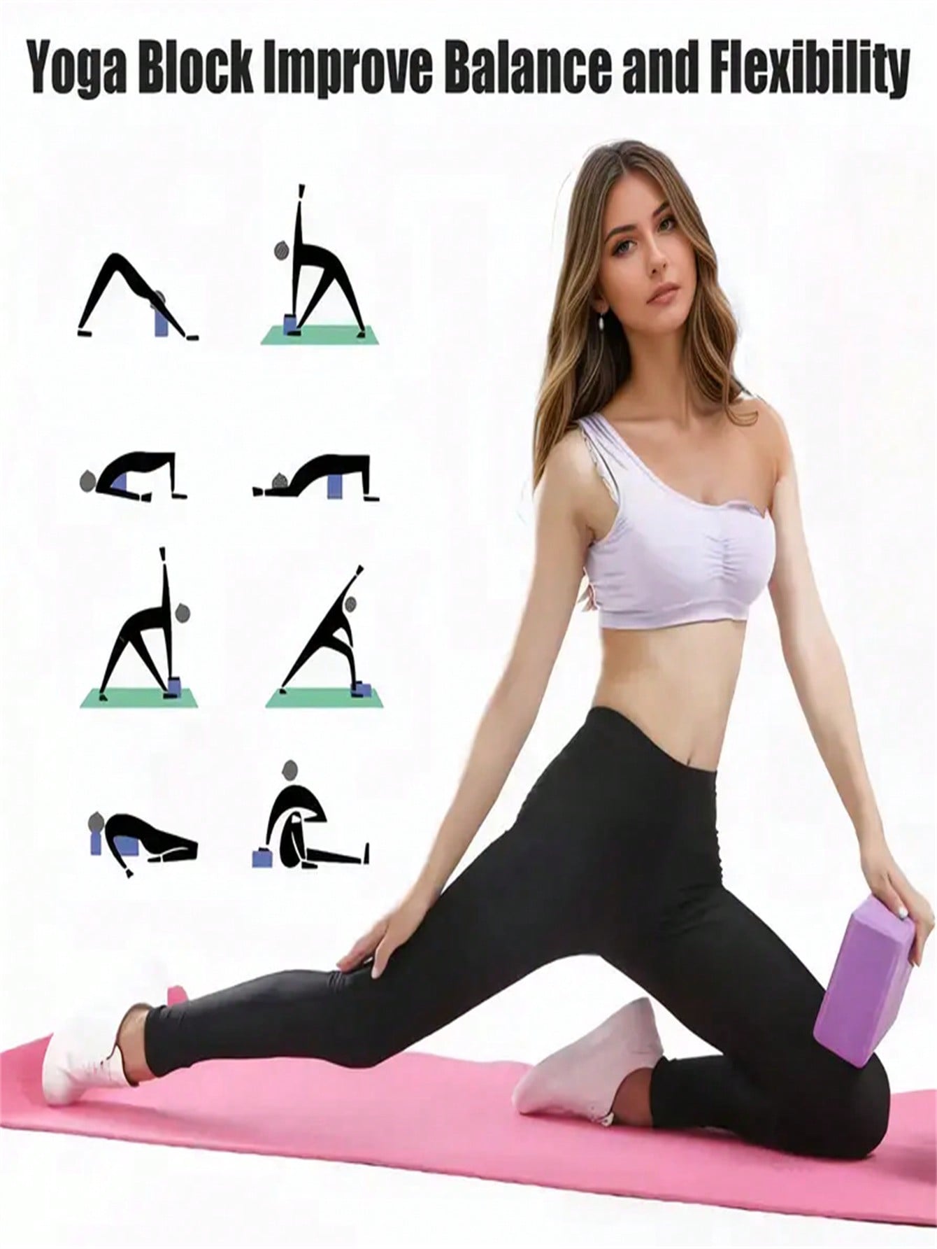 1, schwarzer Yoga-Block aus ho – Pilates Yoga Block Bewertung und Preis