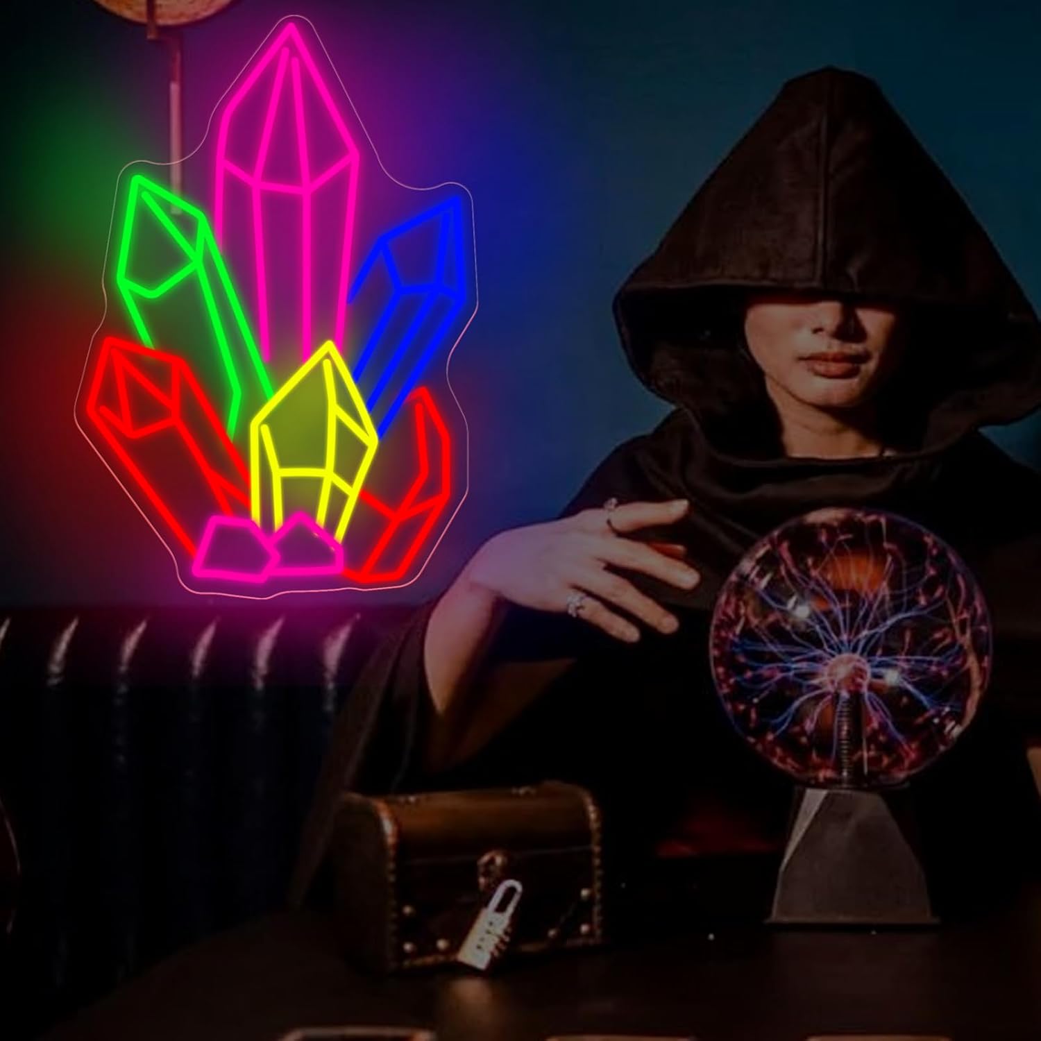Kristallsteine Tarot Neon-Schi – Pilates Yoga Room Bewertung und Preis