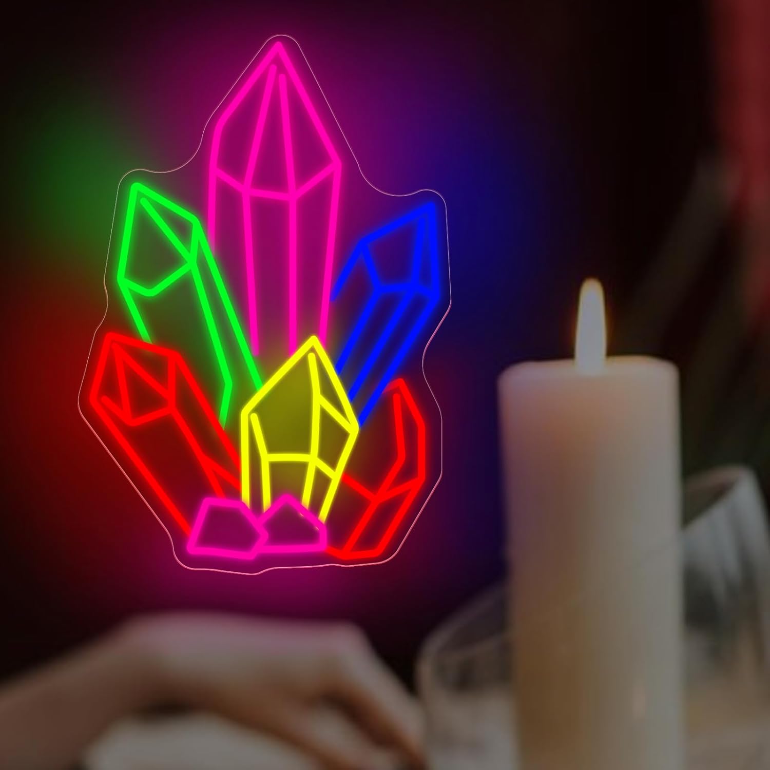 Kristallsteine Tarot Neon-Schi – Pilates Yoga Room Bewertung und Preis